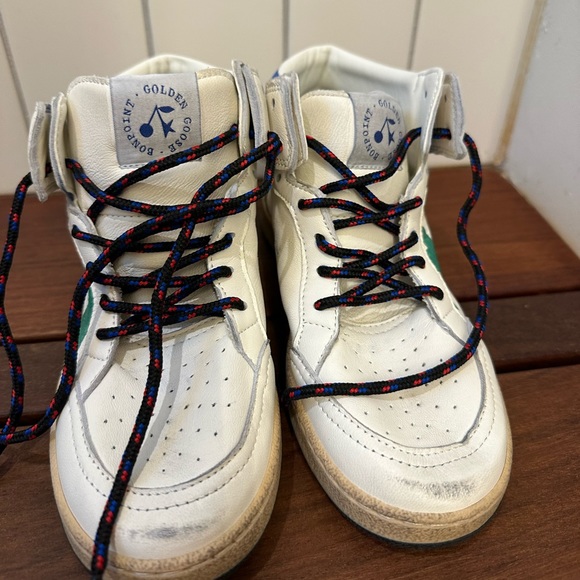 NIB Golden Goose x Bonpoint kids high tops, size EU 34 - Picture 1 of 9